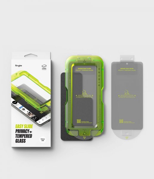 Ringke Samsung Galaxy S26 Skjermbeskytter Easy Slide Privacy 2-pakning