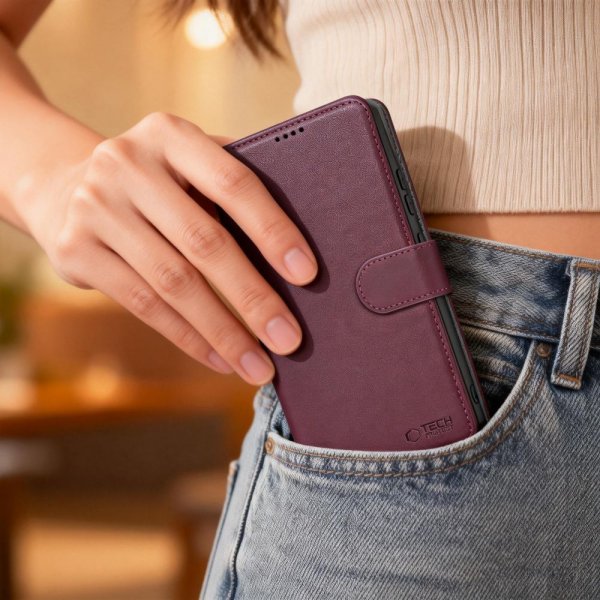 Tech-Protect Samsung Galaxy A57 Etui Wallet Rød