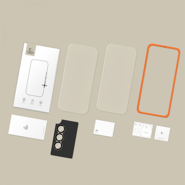 Tech-Protect Samsung Galaxy A57 Skjermbeskytter & Kamerabeskytter Easy Set+ 3-pack