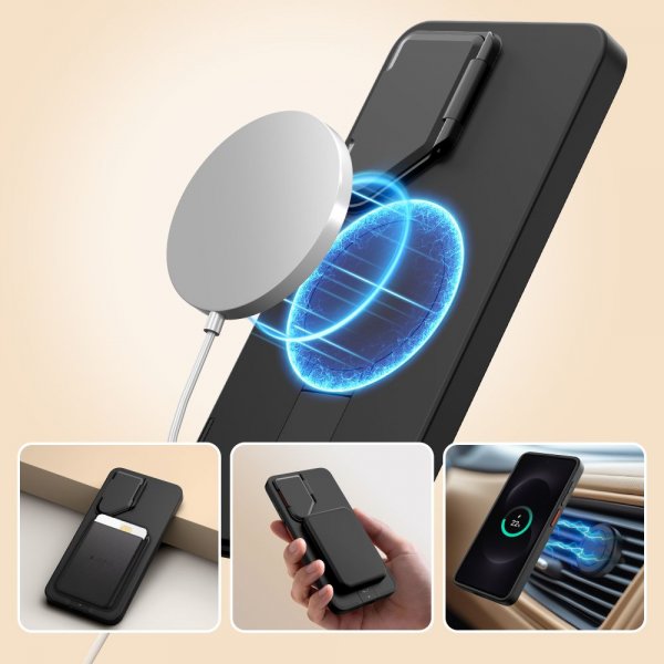 Tech-Protect Samsung Galaxy S26 Deksel Aura MagSafe Svart