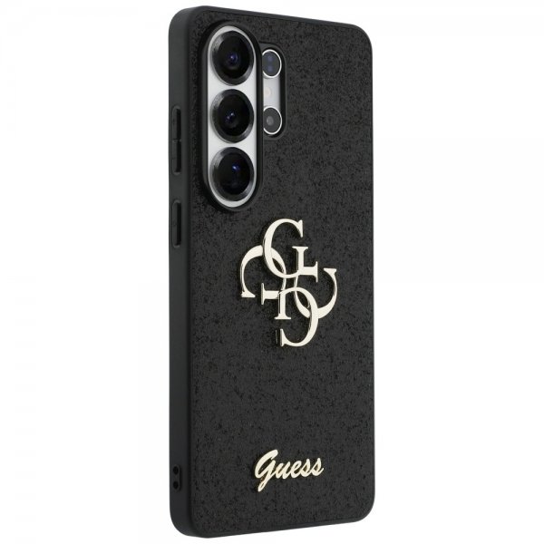 Guess Samsung Galaxy S26 Ultra Deksel Fixed Glitter Svart