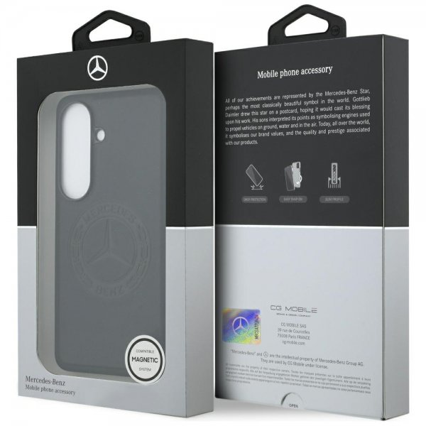 Mercedes Benz Samsung Galaxy S26 Deksel Vintage Logo MagSafe Svart