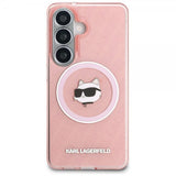 Karl Lagerfeld Samsung Galaxy S26 Deksel Choupette MagSafe Rosa
