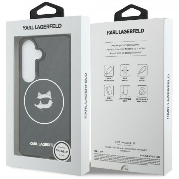 Karl Lagerfeld Samsung Galaxy S26 Deksel Choupette MagSafe Svart