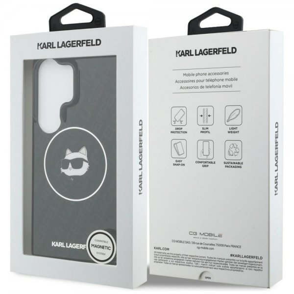 Karl Lagerfeld Samsung Galaxy S26 Ultra Deksel Choupette MagSafe Svart