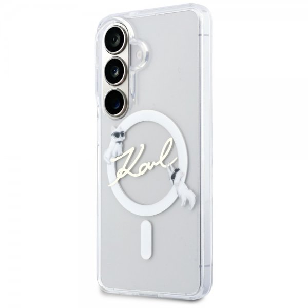 Karl Lagerfeld Samsung Galaxy S26 Deksel Script MagSafe Transparent
