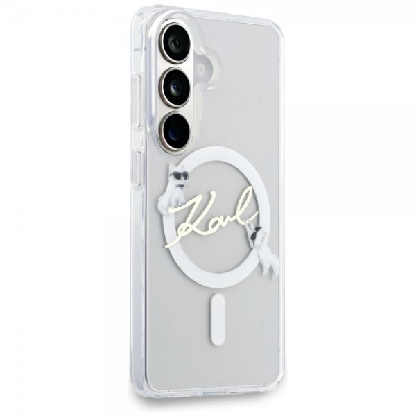 Karl Lagerfeld Samsung Galaxy S26 Deksel Script MagSafe Transparent