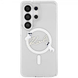 Karl Lagerfeld Samsung Galaxy S26 Ultra Deksel Script MagSafe Transparent
