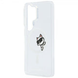 Karl Lagerfeld Samsung Galaxy S26 Ultra Deksel Choupette Peekaboo MagSafe Transparent