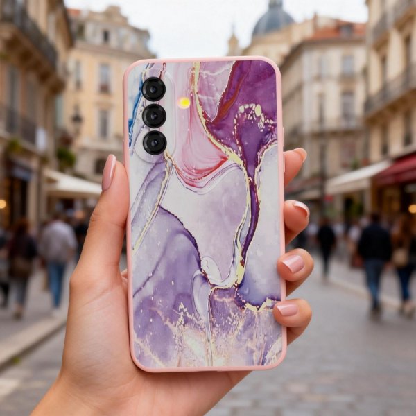 Tech-Protect Samsung Galaxy A37 Deksel Icon Pink Marble
