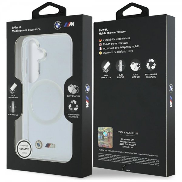 BMW Samsung Galaxy S26 Deksel Metal Logo MagSafe Transparent