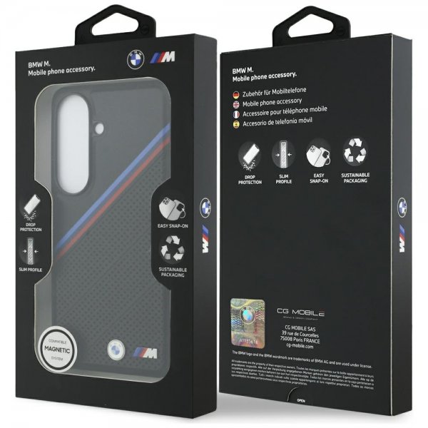BMW Samsung Galaxy S26 Deksel Tricolor MagSafe Svart