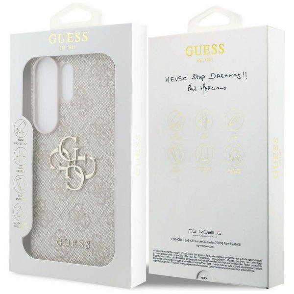 Guess Samsung Galaxy S26 Ultra Deksel 4G Metal Logo Rosa