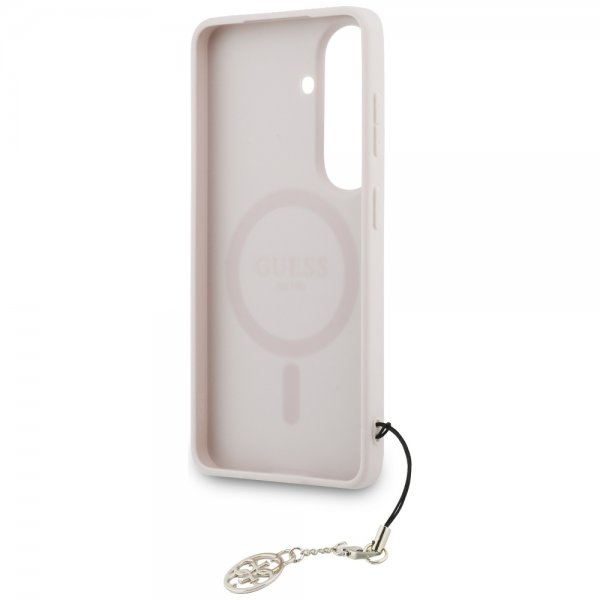 Guess Samsung Galaxy S26 Deksel 4G Charm MagSafe Rosa