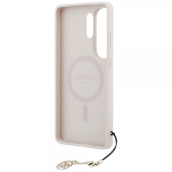 Guess Samsung Galaxy S26 Ultra Deksel 4G Charm MagSafe Rosa