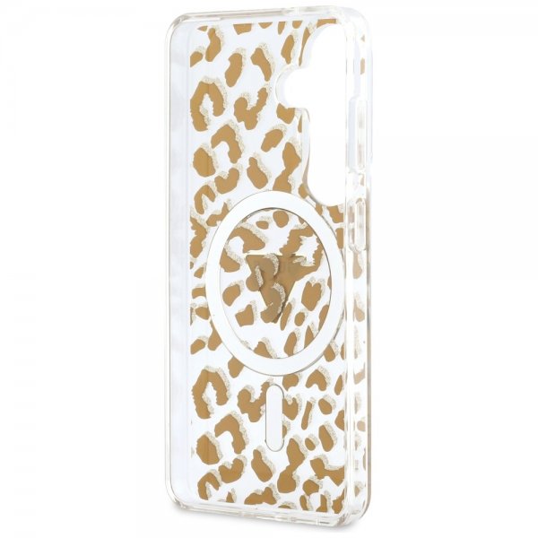 Guess Samsung Galaxy S26 Deksel Leopard Print MagSafe Brun
