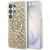 Guess Samsung Galaxy S26 Ultra Deksel Leopard Print MagSafe Brun