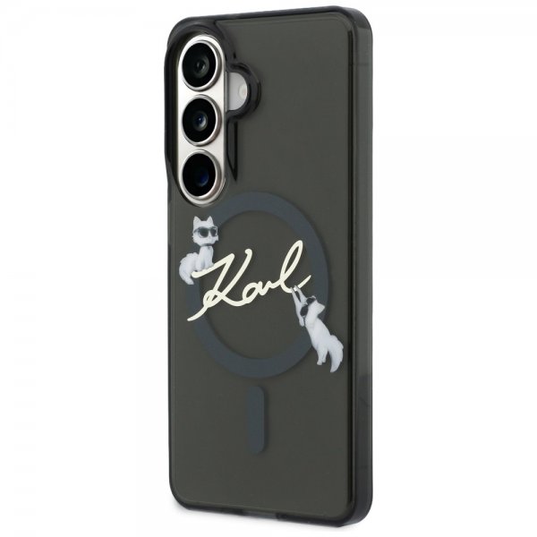 Karl Lagerfeld Samsung Galaxy S26 Deksel Script MagSafe Svart