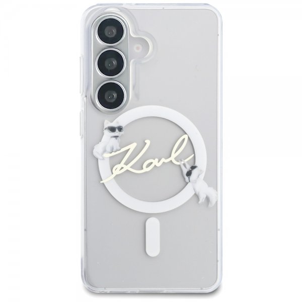 Karl Lagerfeld Samsung Galaxy S26 Plus Deksel Script MagSafe Transparent