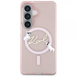 Karl Lagerfeld Samsung Galaxy S26 Deksel Script MagSafe Rosa