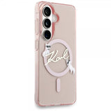 Karl Lagerfeld Samsung Galaxy S26 Deksel Script MagSafe Rosa