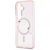 Karl Lagerfeld Samsung Galaxy S26 Deksel Script MagSafe Rosa