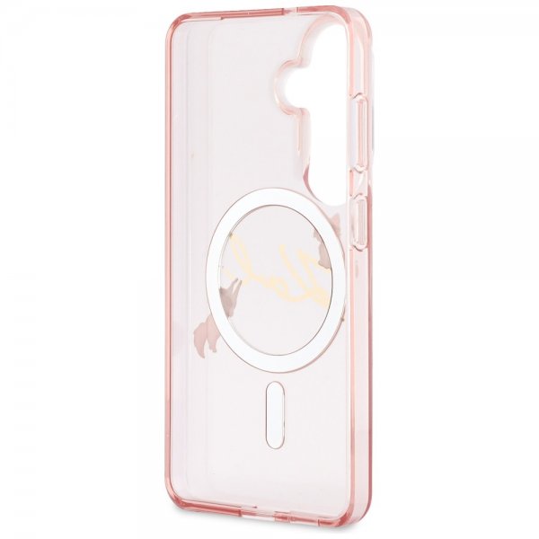 Karl Lagerfeld Samsung Galaxy S26 Deksel Script MagSafe Rosa