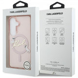 Karl Lagerfeld Samsung Galaxy S26 Deksel Script MagSafe Rosa