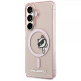 Karl Lagerfeld Samsung Galaxy S26 Deksel Choupette Peekaboo MagSafe Rosa