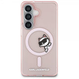 Karl Lagerfeld Samsung Galaxy S26 Deksel Choupette Peekaboo MagSafe Rosa