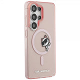Karl Lagerfeld Samsung Galaxy S26 Ultra Deksel Choupette Peekaboo MagSafe Rosa