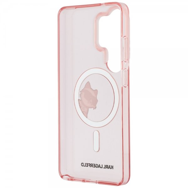 Karl Lagerfeld Samsung Galaxy S26 Ultra Deksel Choupette Peekaboo MagSafe Rosa