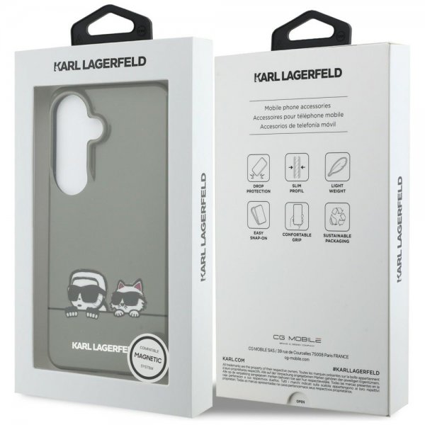 Karl Lagerfeld Samsung Galaxy S26 Deksel Peekaboo MagSafe Svart