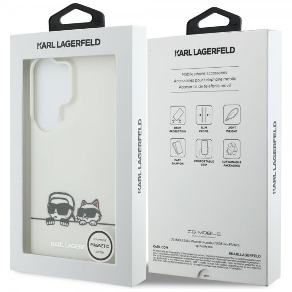 Karl Lagerfeld Samsung Galaxy S26 Ultra Deksel Peekaboo MagSafe Transparent