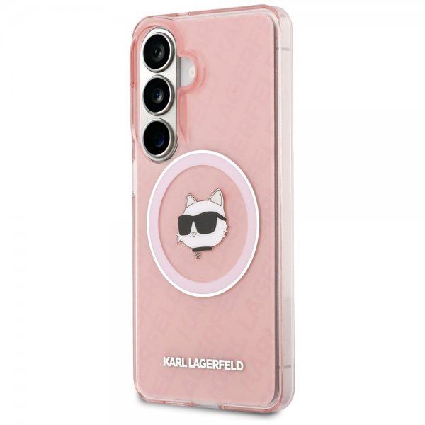 Karl Lagerfeld Samsung Galaxy S26 Plus Deksel Choupette MagSafe Rosa