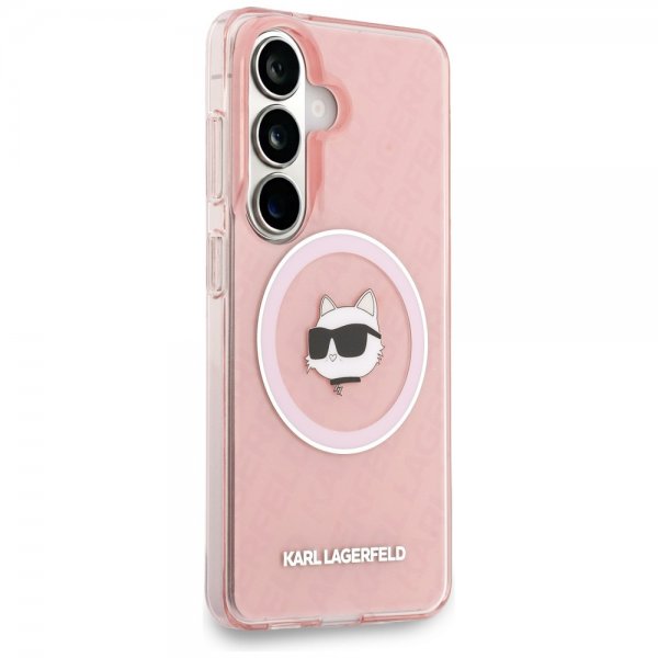 Karl Lagerfeld Samsung Galaxy S26 Plus Deksel Choupette MagSafe Rosa
