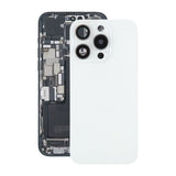 iPhone 15 Pro baksideglass med magnet og kameralinse - hvit titan