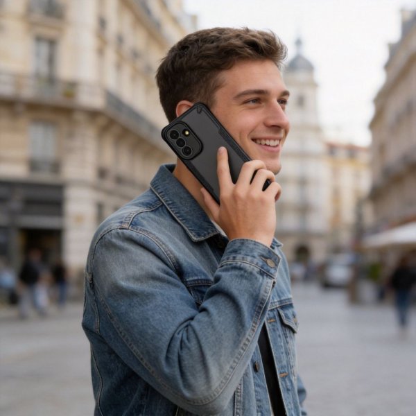Tech-Protect Samsung Galaxy A57 Deksel Rugged Shield Svart