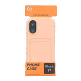 iPhone 17 Deksel Kortholder Rosa