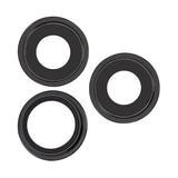 Kameralinse med metallramme for iPhone 15 Pro Max - Svart