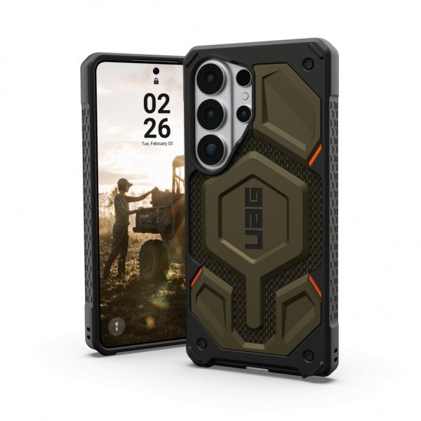Urban Armor Gear (UAG) Samsung Galaxy S26 Ultra Deksel Monarch Pro Kevlar MagSafe Element Green