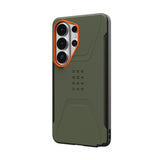 Urban Armor Gear (UAG) Samsung Galaxy S26 Ultra Deksel Civilian MagSafe Olive/Orange