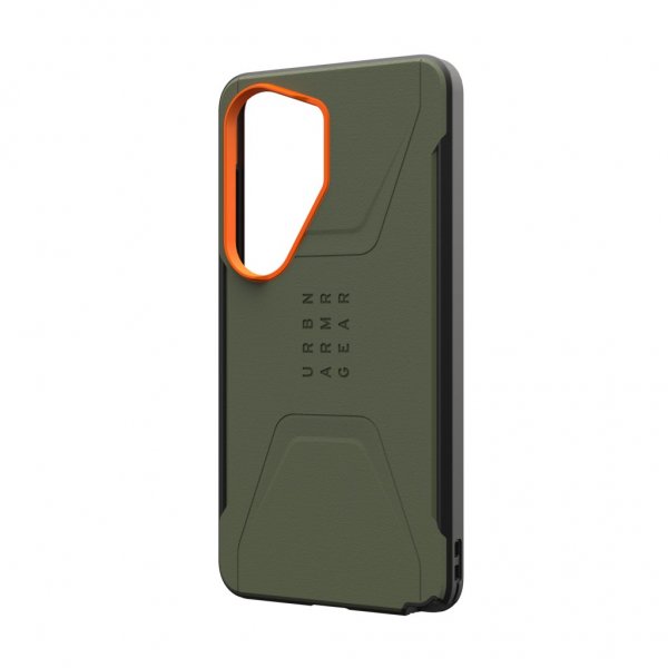 Urban Armor Gear (UAG) Samsung Galaxy S26 Ultra Deksel Civilian MagSafe Olive/Orange