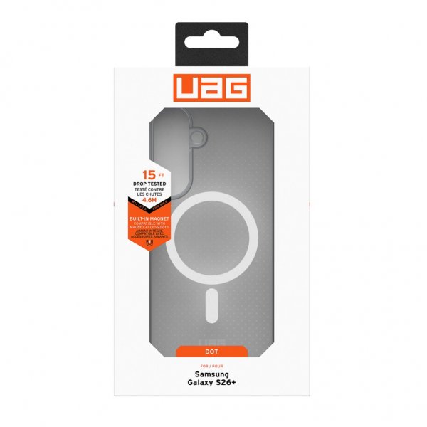 Urban Armor Gear (UAG) Samsung Galaxy S26 Plus Deksel Dot MagSafe True Clear Ice/Ash