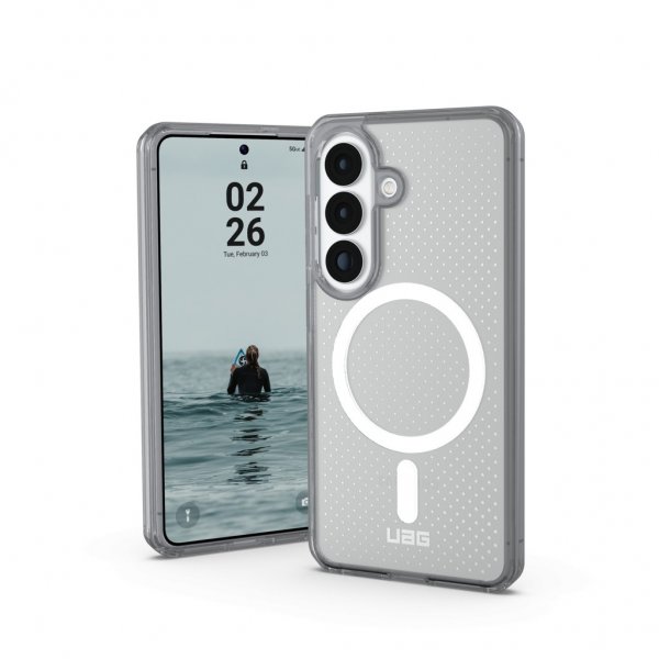 Urban Armor Gear (UAG) Samsung Galaxy S26 Deksel Dot MagSafe True Clear Ice/Ash