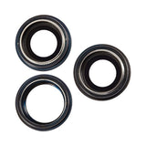 Kameralinse med metallramme for iPhone 15 Pro Max - Svart