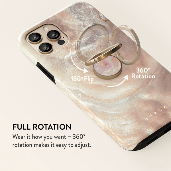 Burga Holder Telefon Ring Golden Coral