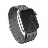 Burga Apple Watch 44/45/46mm/Ultra 49mm Armbånd Metal Mesh Sølv
