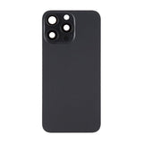 iPhone 15 Pro Max baksideglass med magnet og kameralinse - svart titan