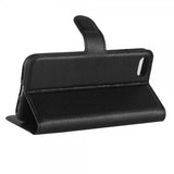 Apple iPhone 7/8/SE Etui Litchi Svart
